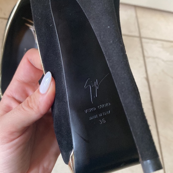 Giuseppe Zanotti Suede Platform Heels - Picture 7 of 7